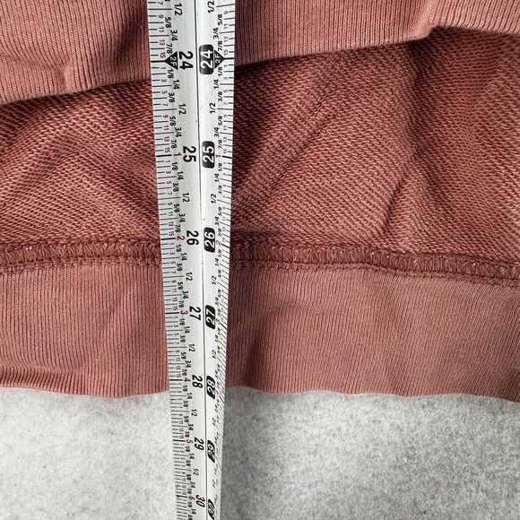 Nike Sportswear Hoodie Sweatshirt Women LG French Terry Salmon Lace-Up Oversized - Picture 9 of 12